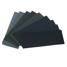 HSYMQ 24PCS Sand Paper Variety Pack Sandpaper 12 Grits Assorted for Wood Metal 