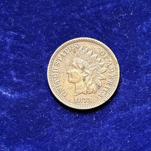 1878 1C Indian Head Cent VF ZM
