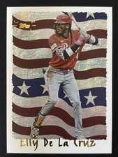 2025 Topps Archives #95C-18 Elly De La Cruz Cincinnati Reds Cyber Stats