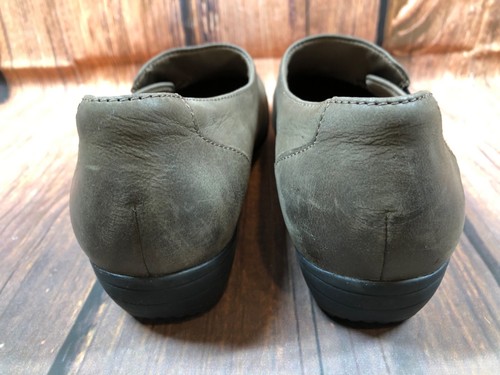 Dansko Fae Mushroom Burnished Brown Nubuck Leather Slip On Shoes EU 37 (7b8) - Picture 9 of 10