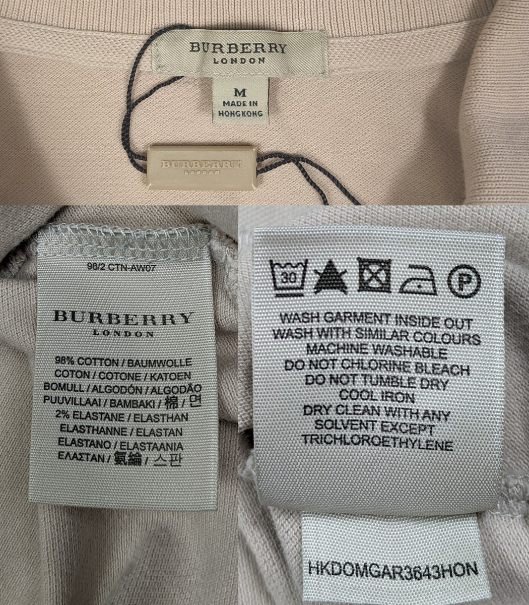 BURBERRY LONDON women's beige nova check 3/4 sleeve t-shirt