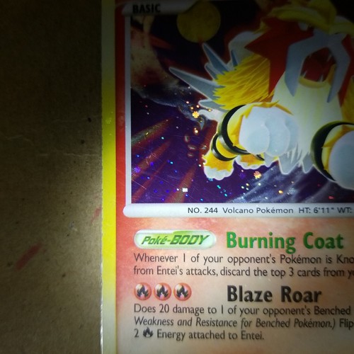 Entei 4/132 - Unleashed Set - COSMO Holo Bleed - RARE - POKEMON CARD - LP/MP - Picture 5 of 20