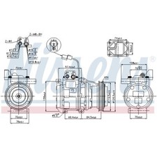 Kompressor Klimaanlage Klimakompressor passend für Hyundai Elantra XD JM