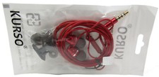 NEW X0022VFDAD  KURSO SD RED EARBUDS   FREE 1 YEAR WARRANTY  