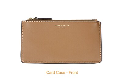 Tory Burch Thea Brown Mahoni Crossbody Bag Wallet Clutch Purse