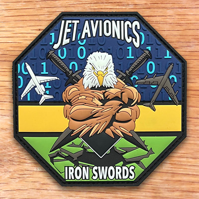 ISRAEL AIR FORCE IRON SWORDS WAR JET AVIONICS DEVISION PVC