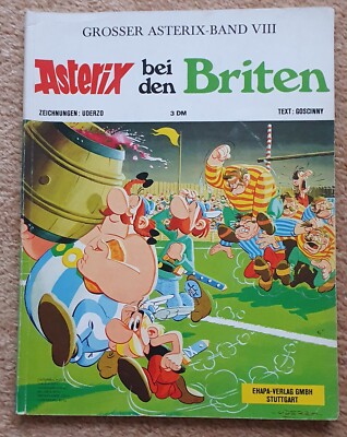 Asterix bei den Briten Band 8  1. Auflage 3 DM 1971