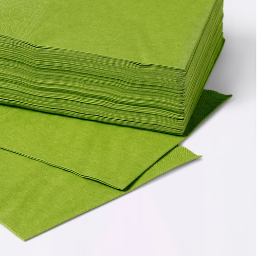 IKEA FANTASTISK 3-Ply Paper Napkins 50Pack High Absorbent Paper Napkins 40x40 cm - Picture 9 of 19