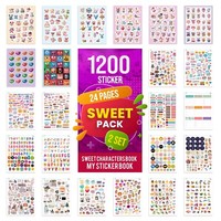 Colortouch 1200 StüCk Sticker Set Fotoalbum, Scrapbook ZubehöR,Journal Aufkleber