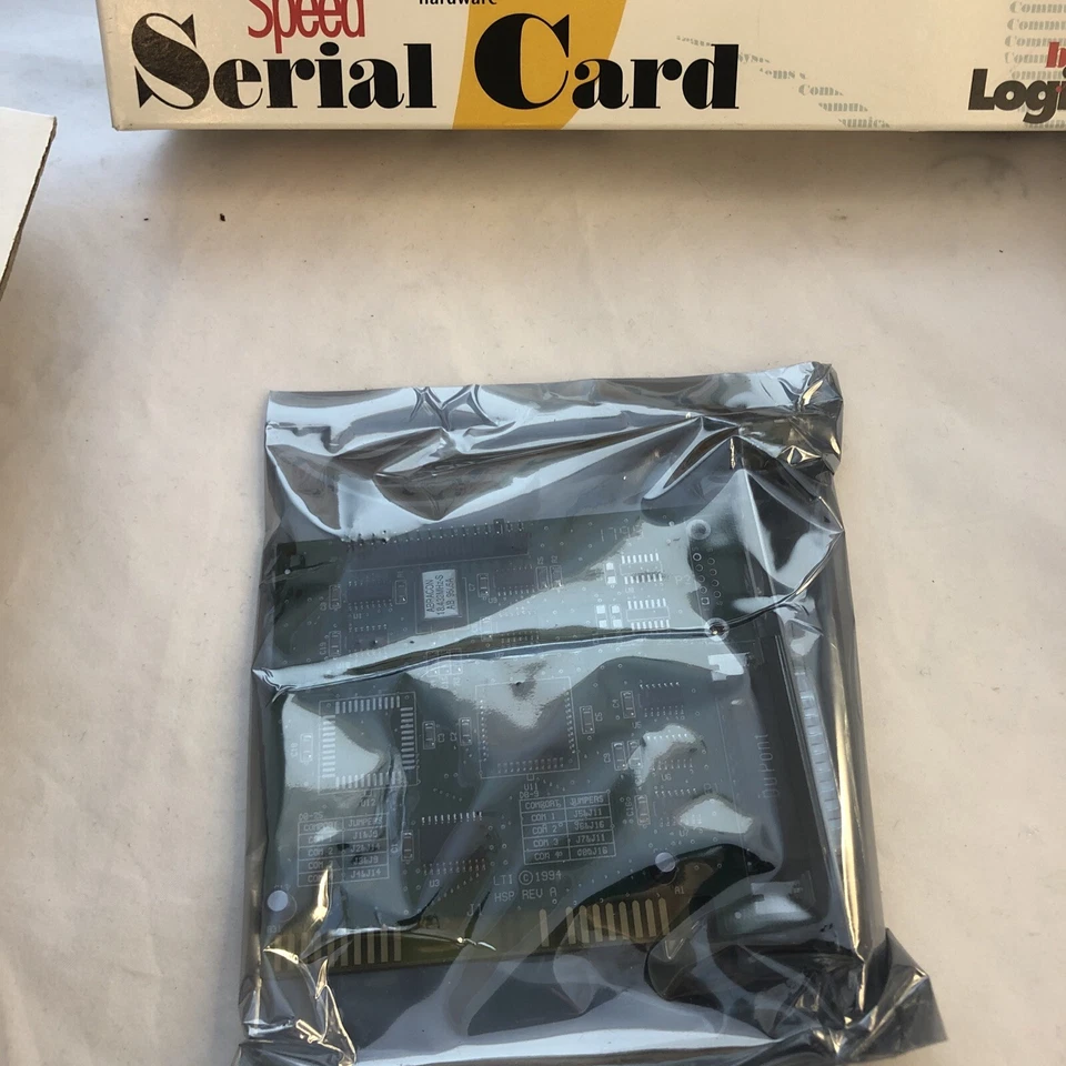 NEW ISA 8-Bit 16550 High Speed Serial Card XT AT - HSP-1P - By Logicode 25 Pin - Image 4 of 4