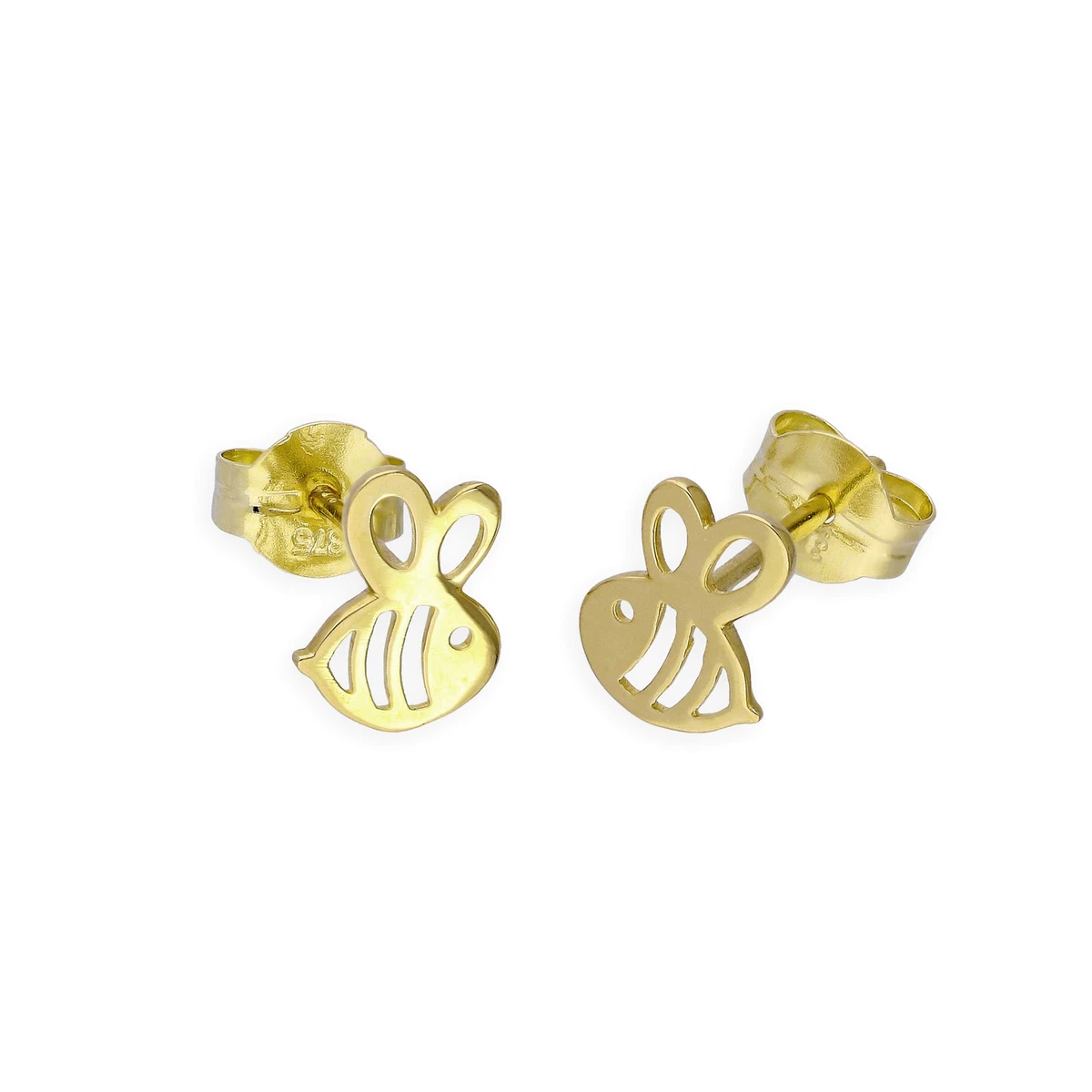 9ct gold bee best sale earrings