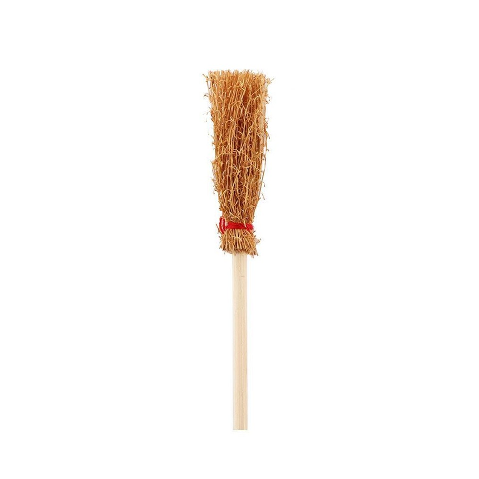 Mini Furniture Doll House Brooms Mini Broom Straw Brooms Hanging