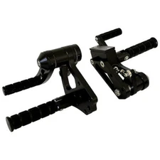 Billet Black Forward Controls Footpegs 5/8" 86-99 Harley Softail Chopper 45920