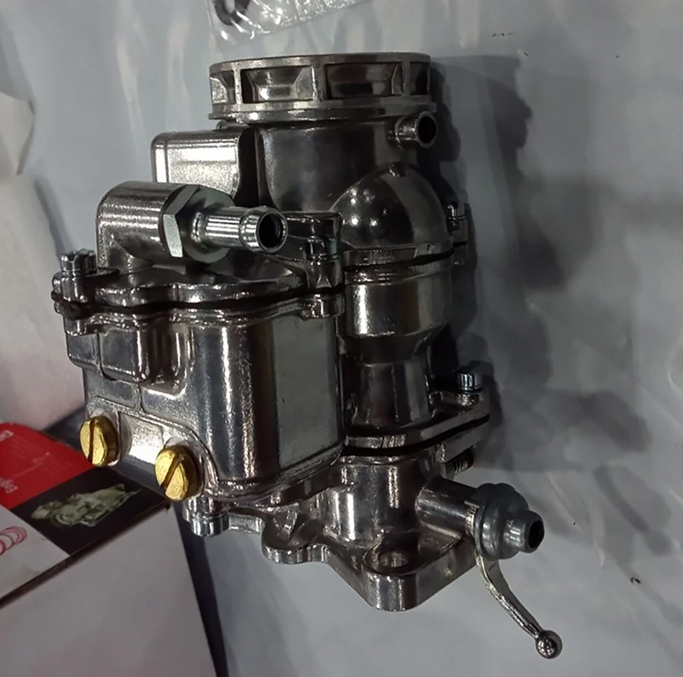 Carburador de cabeza plana Holley 94 V8 usado para camioneta Ford Cars 1939-1953 239"-272" Foto 2 de 4