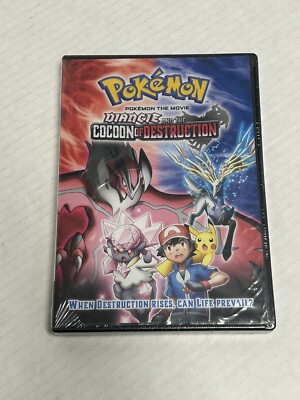 *New Sealed* Nintendo Pokemon The Movie Diance and the Cocoon of Destruction DVD