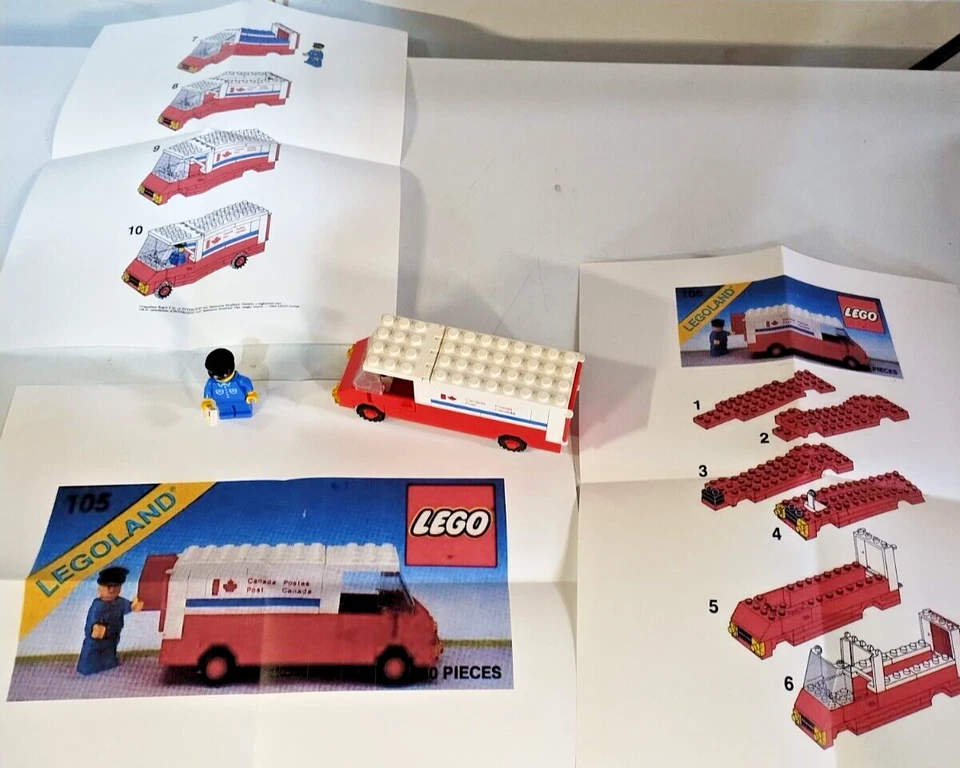 LEGOLAND CANDADA POST VAN EXCLUSIVEY  FROM CANDADA POST RARE No Box or Inst. - Image 2 of 4