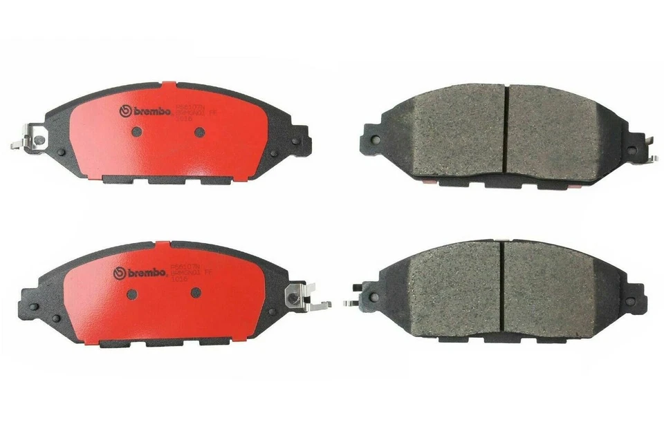 Комплект керамических передних дисковых тормозных колодок Brembo P56107N для Nissan Pathfinder 2013-2019 годов выпуска - Изображение 2 из 4