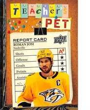 2023-24 UD Teachers Pet #TP5 Roman Josi