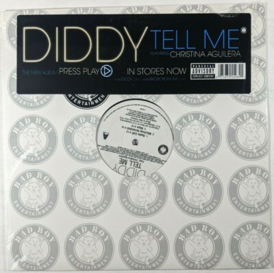 Diddy Christina Aguilera ''Tell Me'' ''Diddy Rock'' Timbaland Twista Shawnna Vinyl