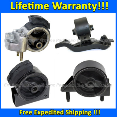 K0445 Motor & Trans Mount Set 4pc For 90-92 Toyota Corolla 1.6L 2WD 4 Speed AUTO
