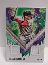 2021 Diamond Kings  Braves WILLIAM CONTRERAS ROOKIE DUAL JERSEY RELIC 2 - Pieces