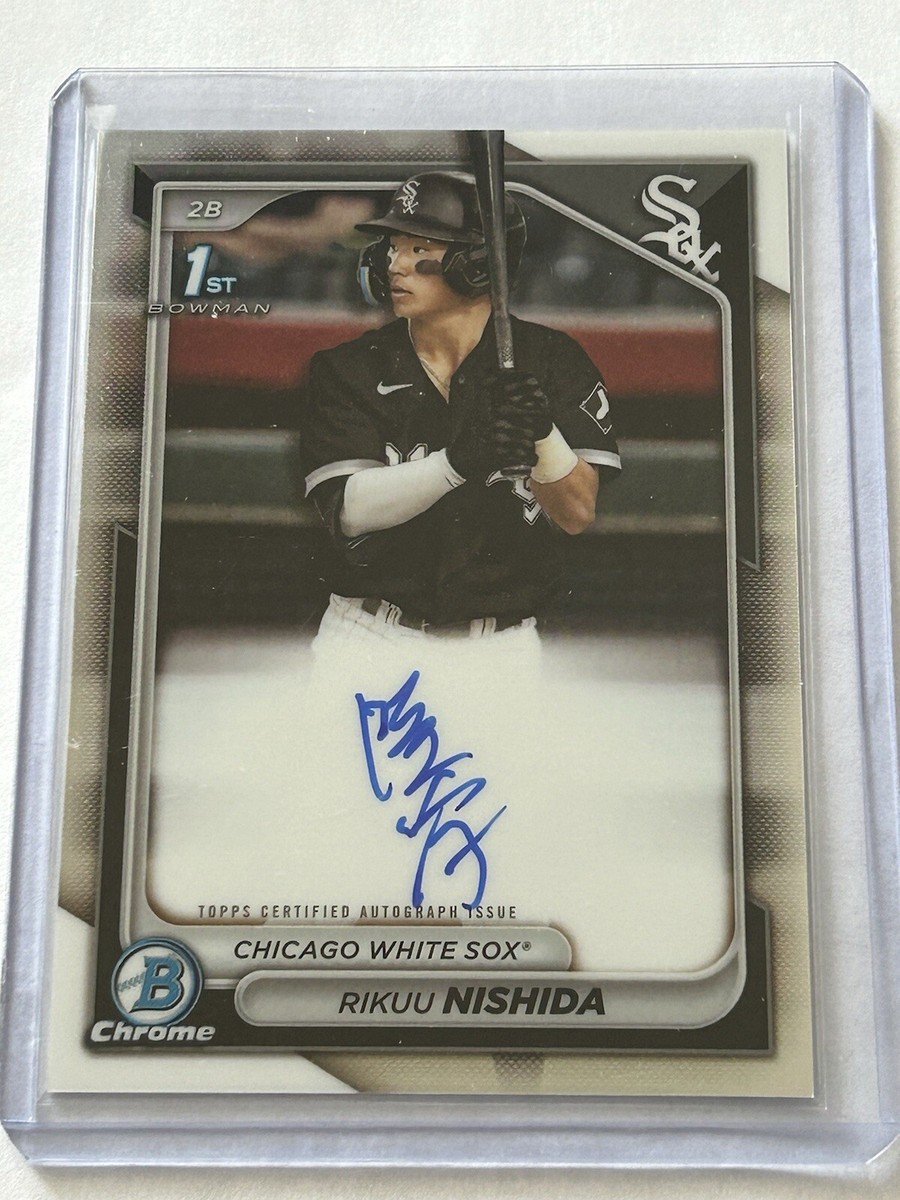 西田陸浮 499枚限定 直筆サインカード】2024 Bowman Chrome Rikuu