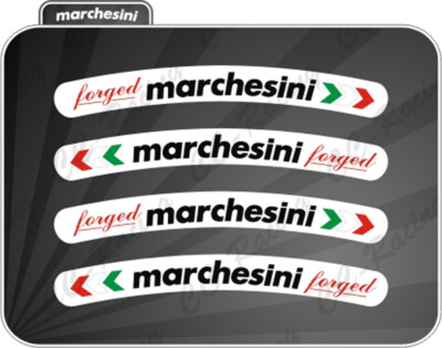 Adhesives Rim Marchesini Forged White And Black Red