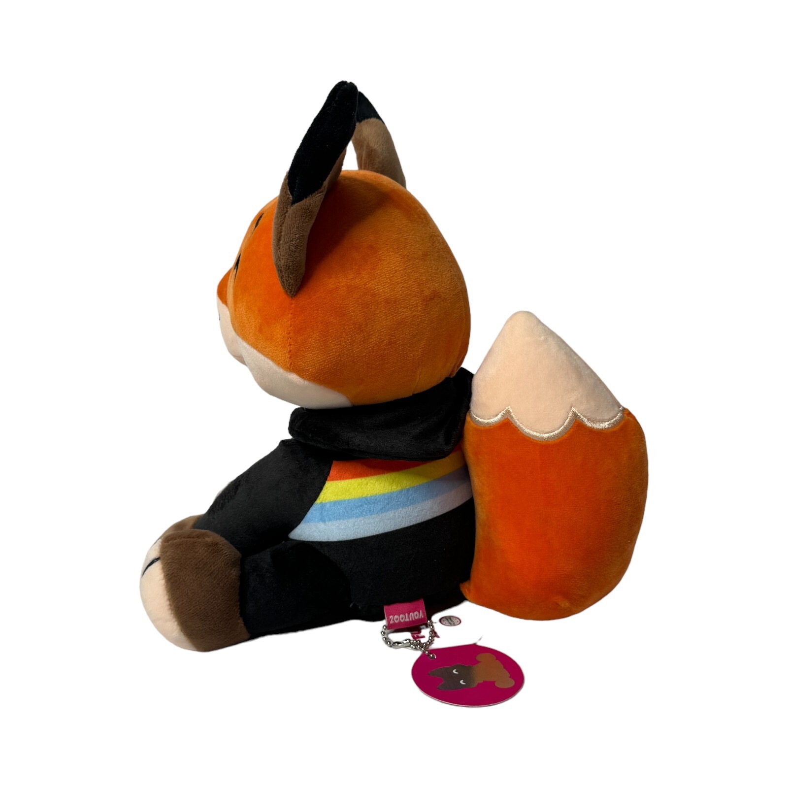 DREAMSMP Youtooz FUNDY Fundylive Sit Plush Fox LGBTQ 9" Limited Edition