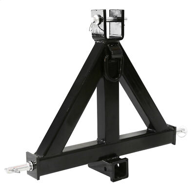 3 Point 2'' Receiver Trailer Tow Hitch Category One Attachment Tractor Heavy Duty
