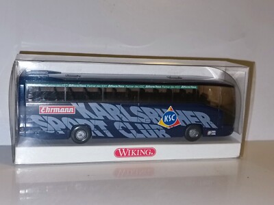 Wiking - MB O 404 RHD '' KSC - Mannschaftsbus ''  -  714 10 - OVP- Neuwertig - HS