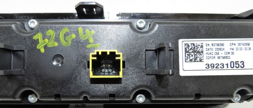 39231053 Vauxhall Corsa F Véritable Électrique Chauffage AC Milieu Contrôle - Photo 12 sur 12