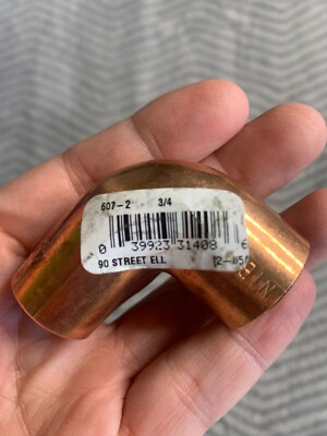 #ad #ad NEW NIBCO 3 4 in. Copper Pressure 90 Degree Fitting Street Elbow Lot of 2 $7.00