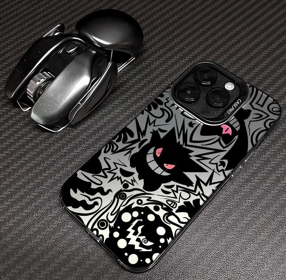 Metallic Gengar Pokémon iPhone 15 Pro Max Case