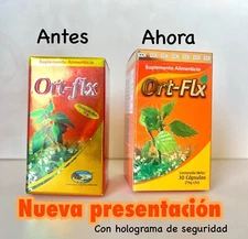 2 Pack Orti-flex con Ortiga-Calcio de Coral-Glucosamina-Garra del Diablo-Curcuma