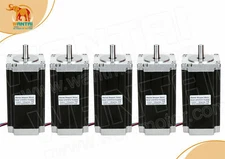 USFREE 5PCS  Nema 23 stepper motor 435oz-in, 112MM ,4.2A8MM Round shaft,  CNC