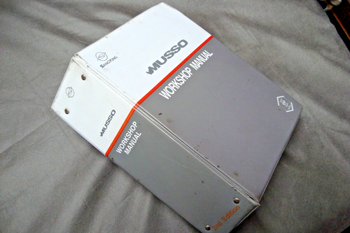 Seltenes Ssangyong Musso (1993-2005) komplettes Werksreparatur- und Servicewerkstatthandbuch