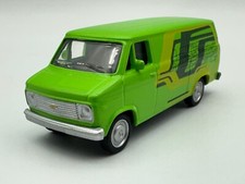 Planet Toys Street Whipz 1976 Chevrolet Hippie Van, Green, 1:64, Excellent