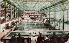 San Francisco CA Sutro Baths Interior Unused Postcard H40 *as is