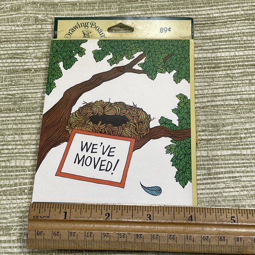 Invitations Drawing Moved Housewarming Change Address House Invite Lot Of 5 #B - Picture 19 of 24