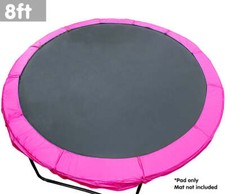 NNEDPE Powertrain Replacement Trampoline Spring Safety Pad - 8ft Pink
