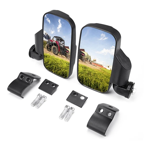 UTV Side Rear View Mirrors For Polaris Ranger 500 570 XP 900 1000/General XP1000
