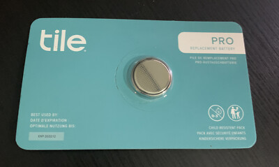 Tile Pro Replacement Battery EXP 2022.12