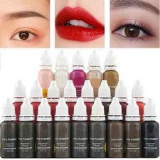 15ml Professional Tattoo Ink Set PermanentMakeup Microblading PigmentBody Beauty