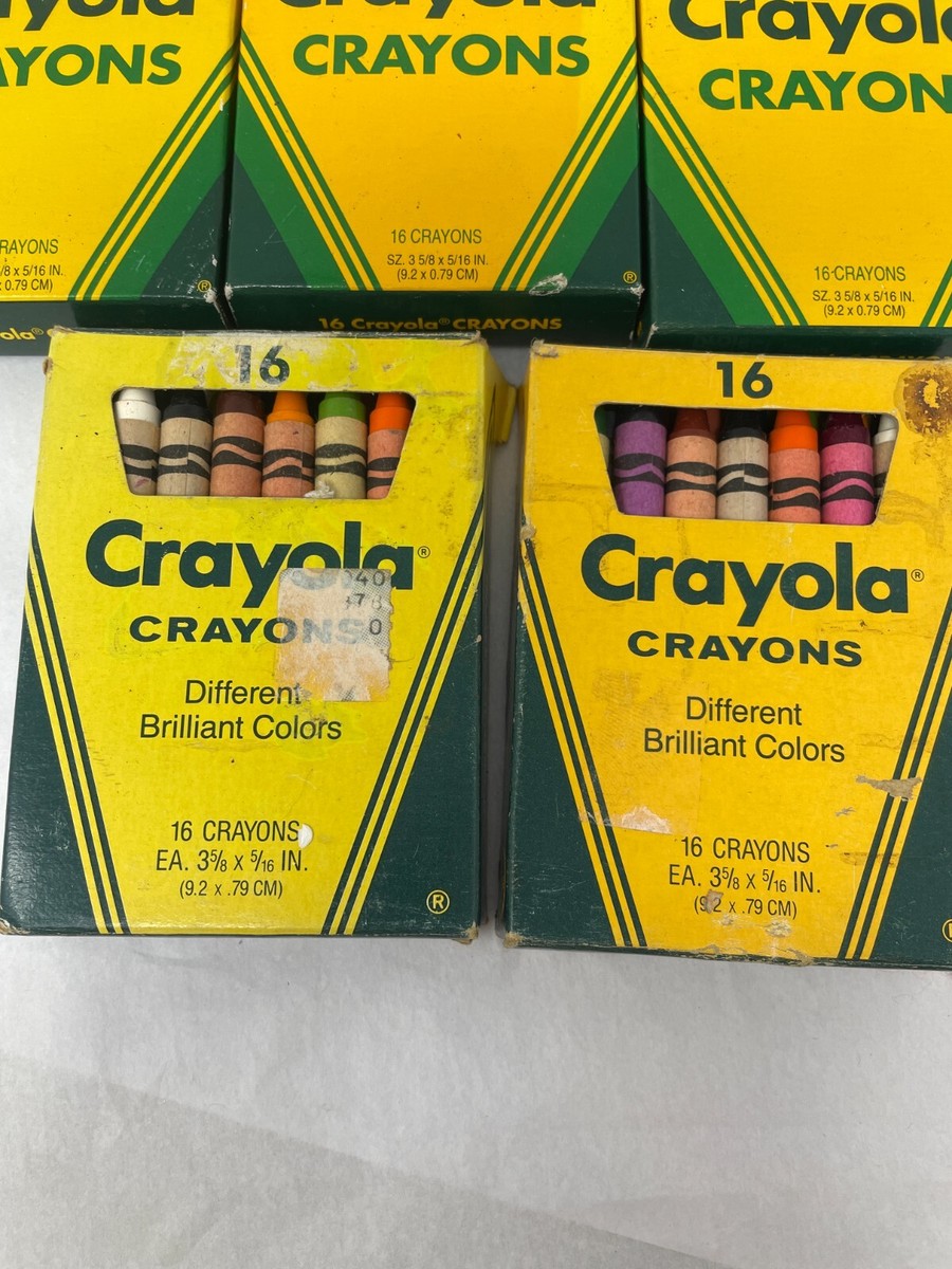 Vintage Crayola Crayons Binney & Smith 16 Ct 1985 1996 Caterpillar