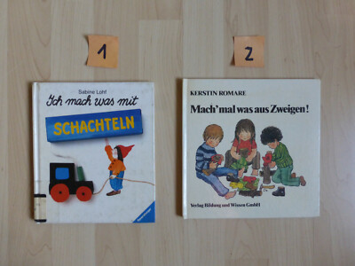 Bastelbuch, WAHL : Ich mach was mit Schachteln'' oder ''Mach´ mal was aus Zweigen''