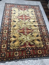 71 By 102 High Quality Aghan rug Bedroom Rug Kazak Rug Large Hand knotted rug