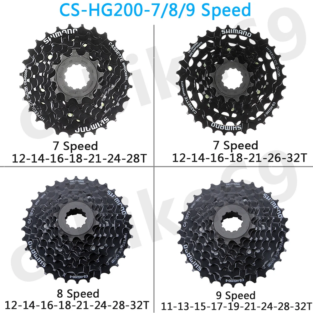 Shimano Cassette 6 7 8 9 Speed MF TZ500 CS HG200 31 11 12 14 28 32