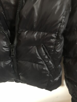 NWT S13 New York Black Hooded Downhill Down Puffer Kids Unisex