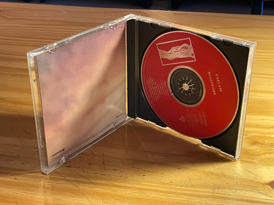 Carcass – Heartwork CD Earache / Columbia 1994 CK 57525 US original hype sticker - Image 3 of 3