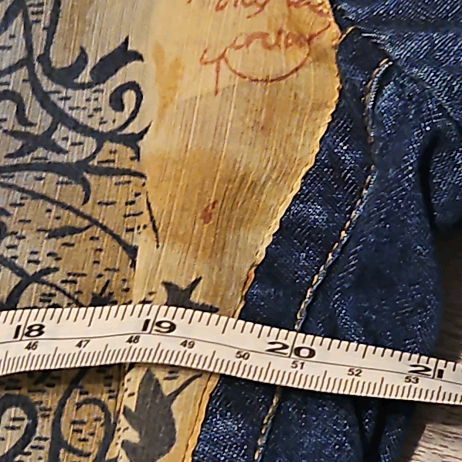 Vtg 90s Life Style Button Front Patchwork Design … - image 7